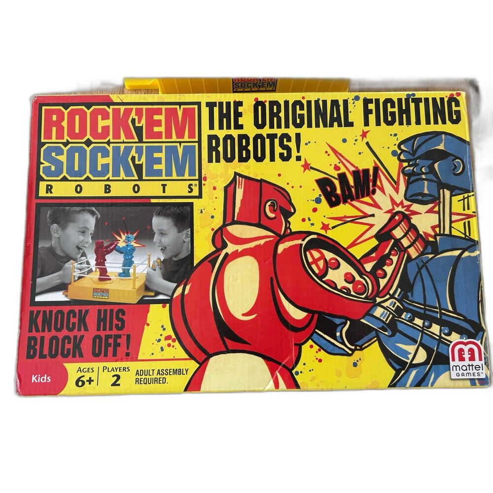 Mattel 2012 Rock 'Em Sock 'Em Robots Boxing Game Classic